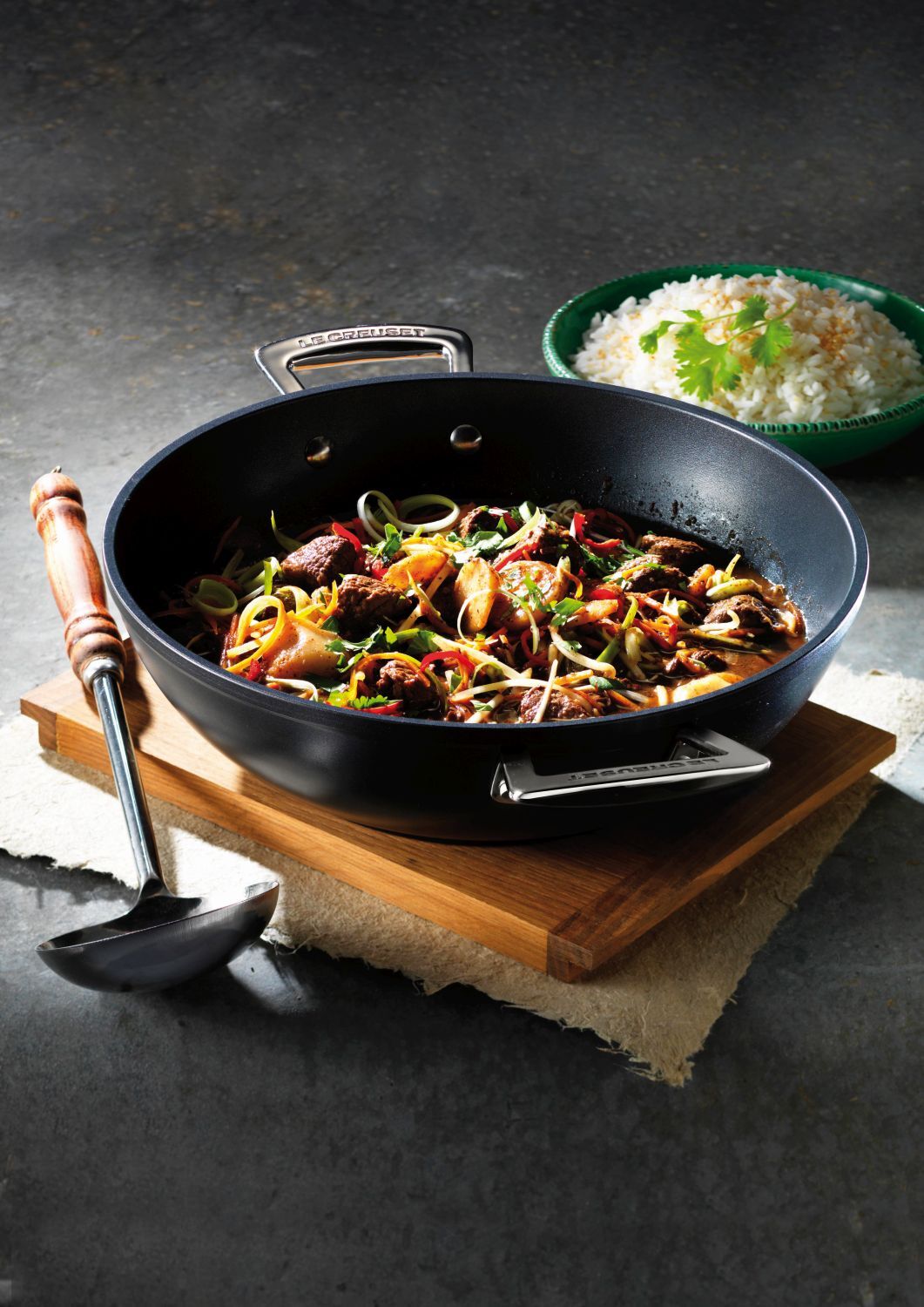 Le Creuset Toughened Nonstick Paella Pan online bobleisure