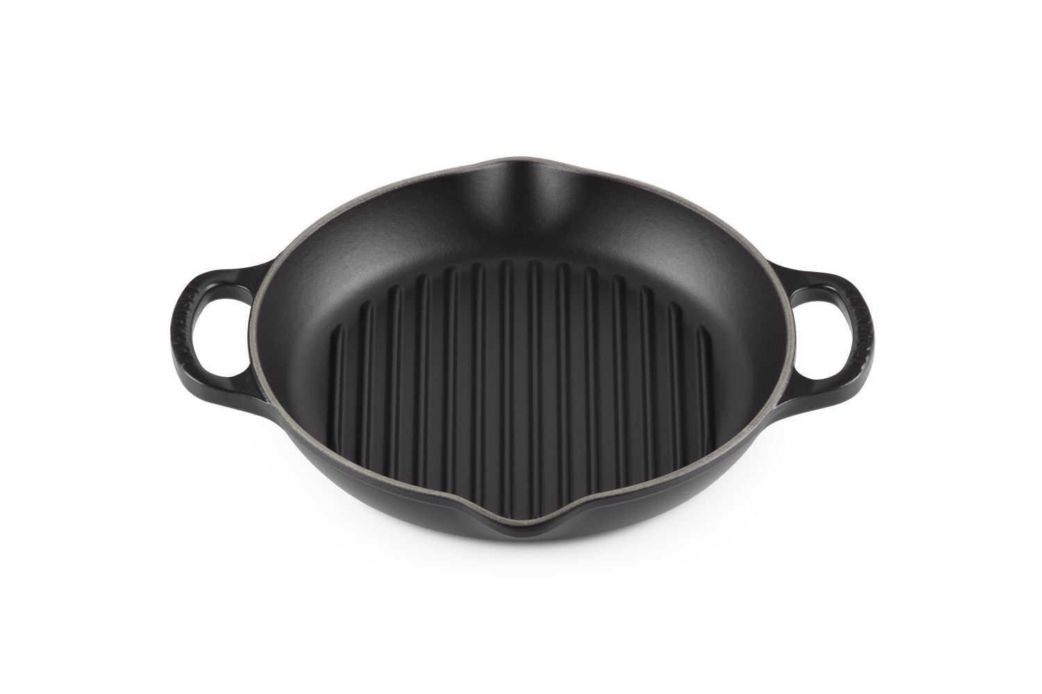 9.75 Deep Round Signature Grill Pan (Licorice), Le Creuset