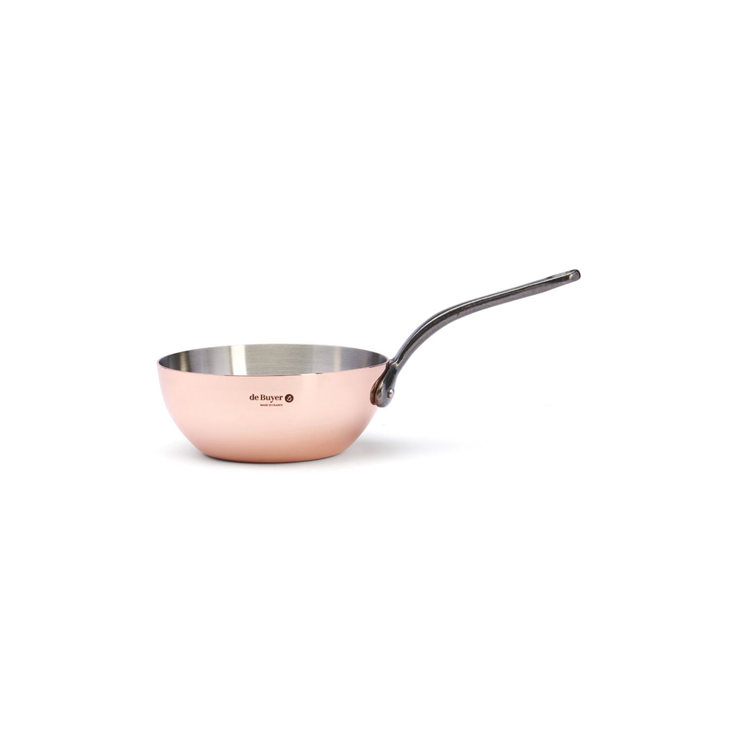 de Buyer Inocuivre Tradition Copper Conical Saute Pan