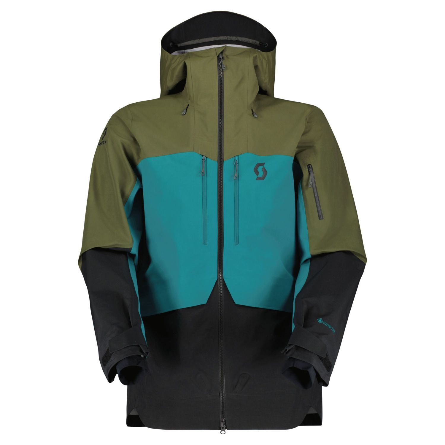 SCOTT-JKT M'S ULTIMATE DRYO PLUS FIR GREEN/WINTER GREEN - Ski jacket