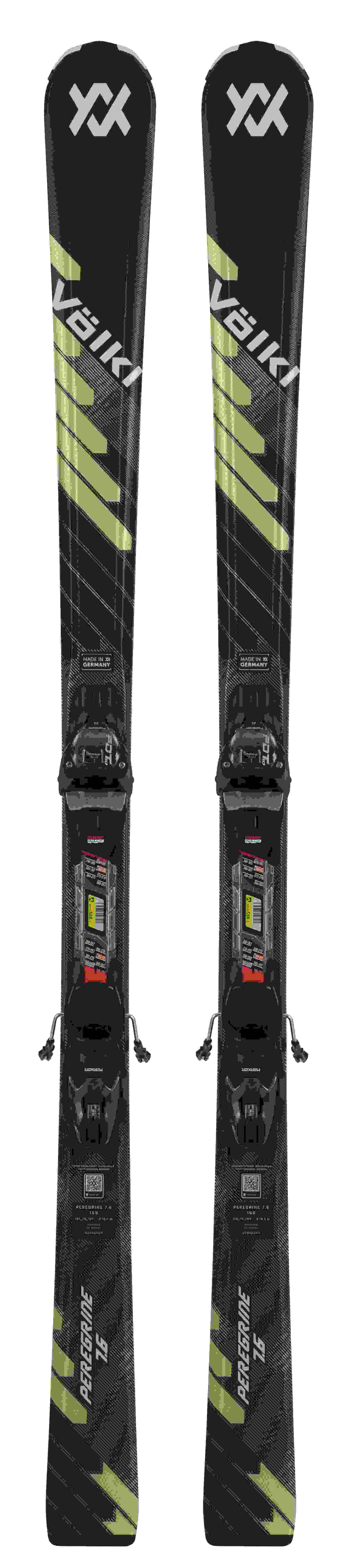 Völkl Peregrine 72 V1 Black Ski Set Sportcarver 2025/26 | 168cm