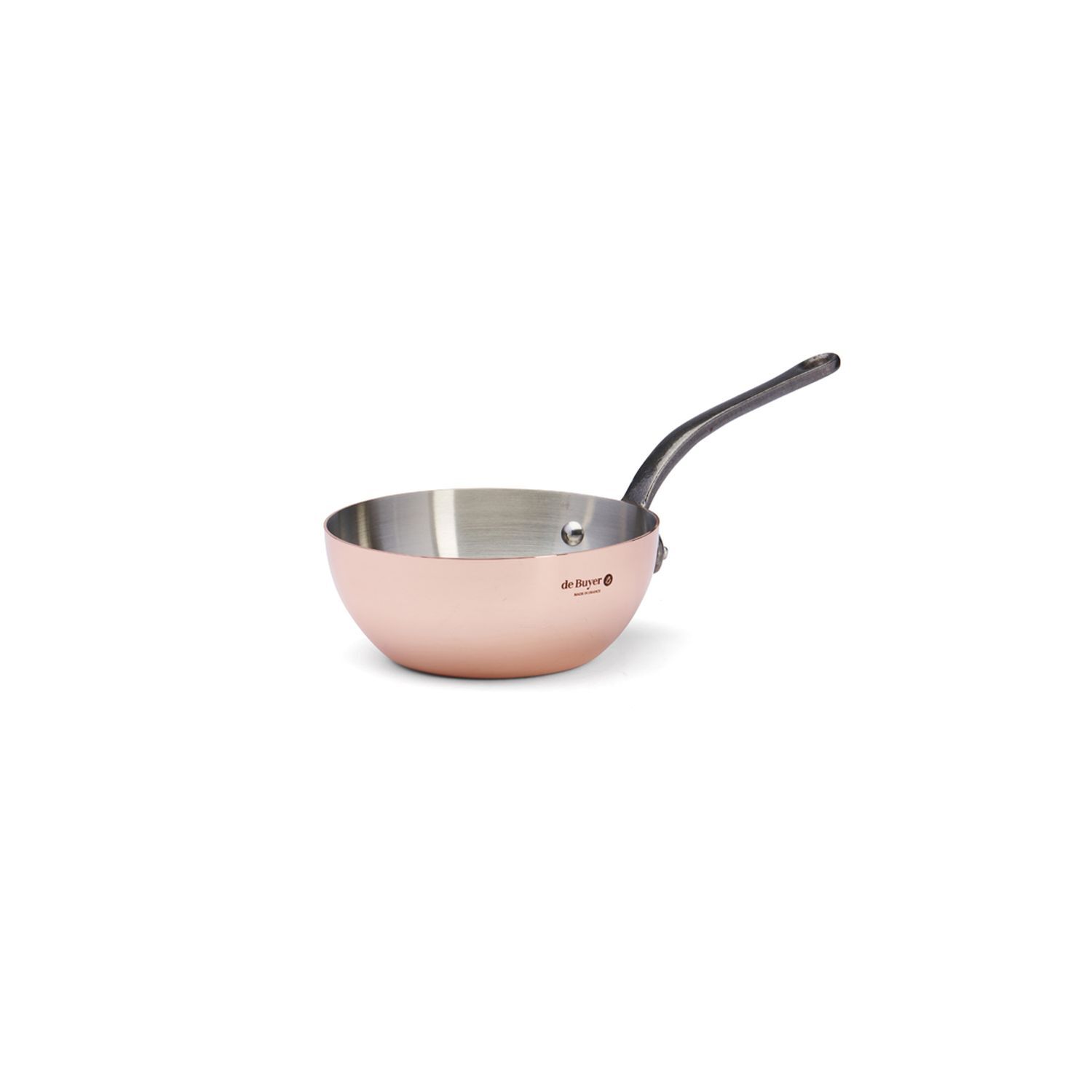 de Buyer Inocuivre Tradition Copper Conical Saute Pan