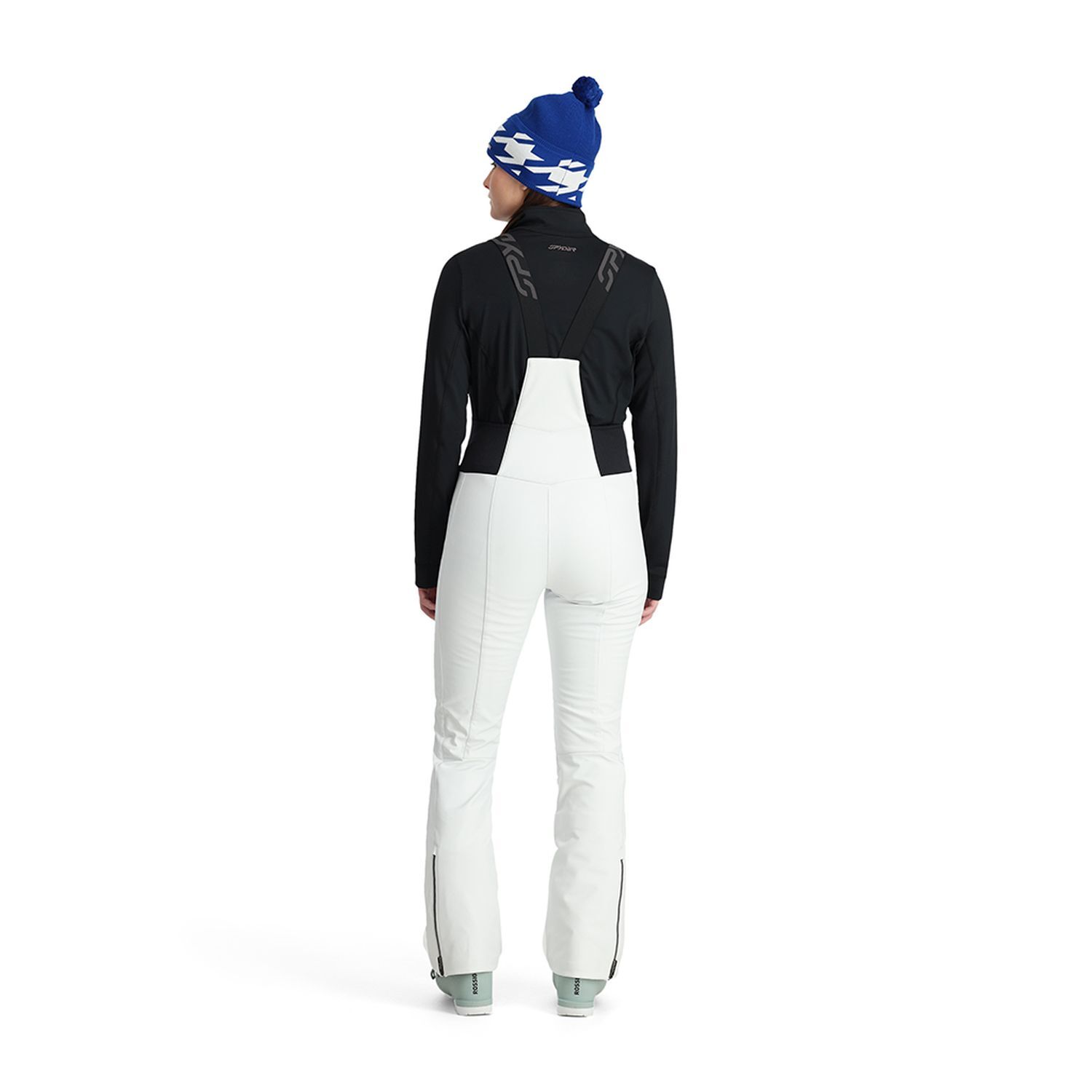 Spyder Women's Strutt Bib Softshell Pant (Abyss White / 12)