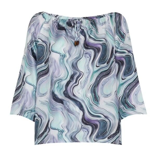 Lamya Marble Twill Silk