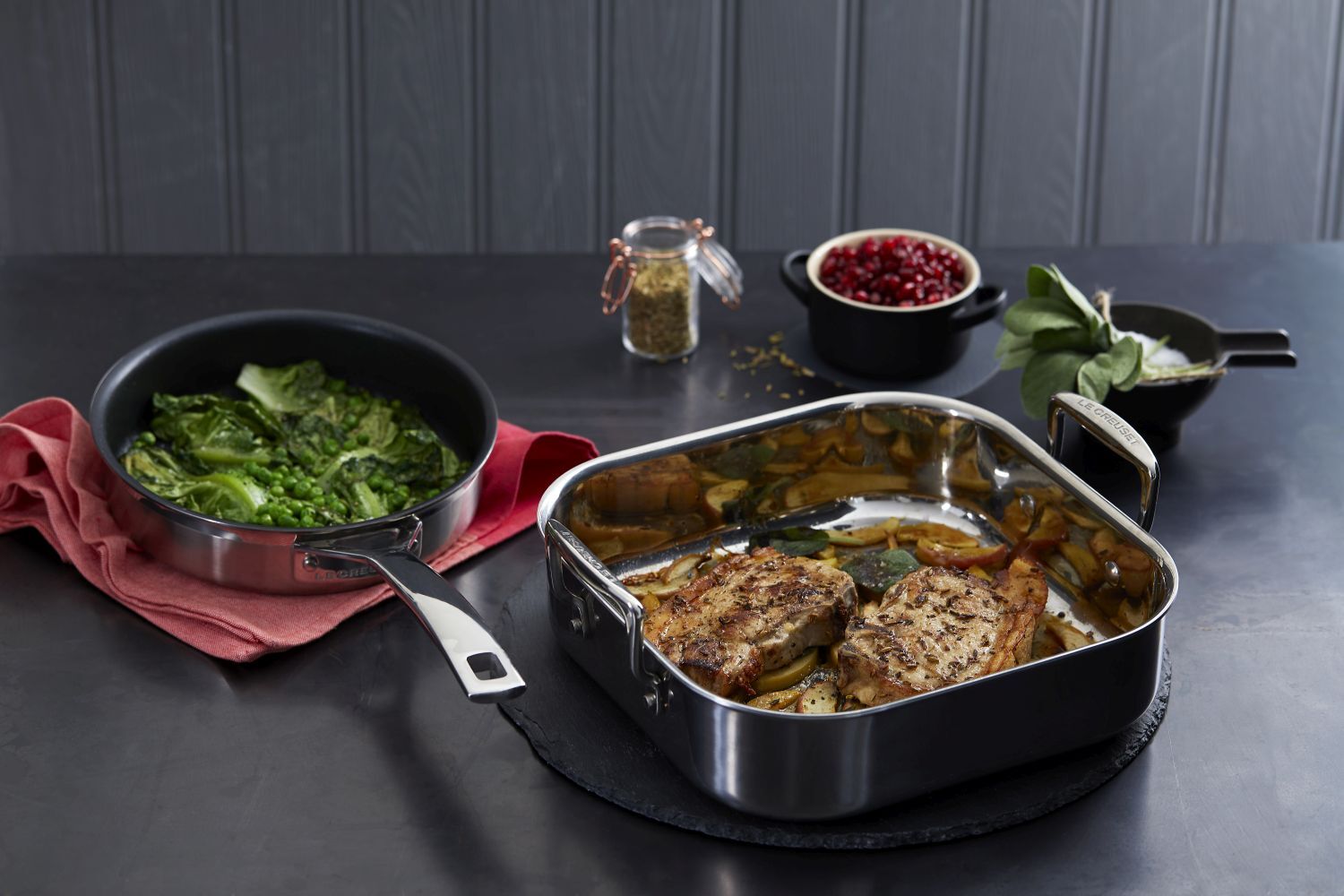 Le Creuset Stainless Steel Square Roaster