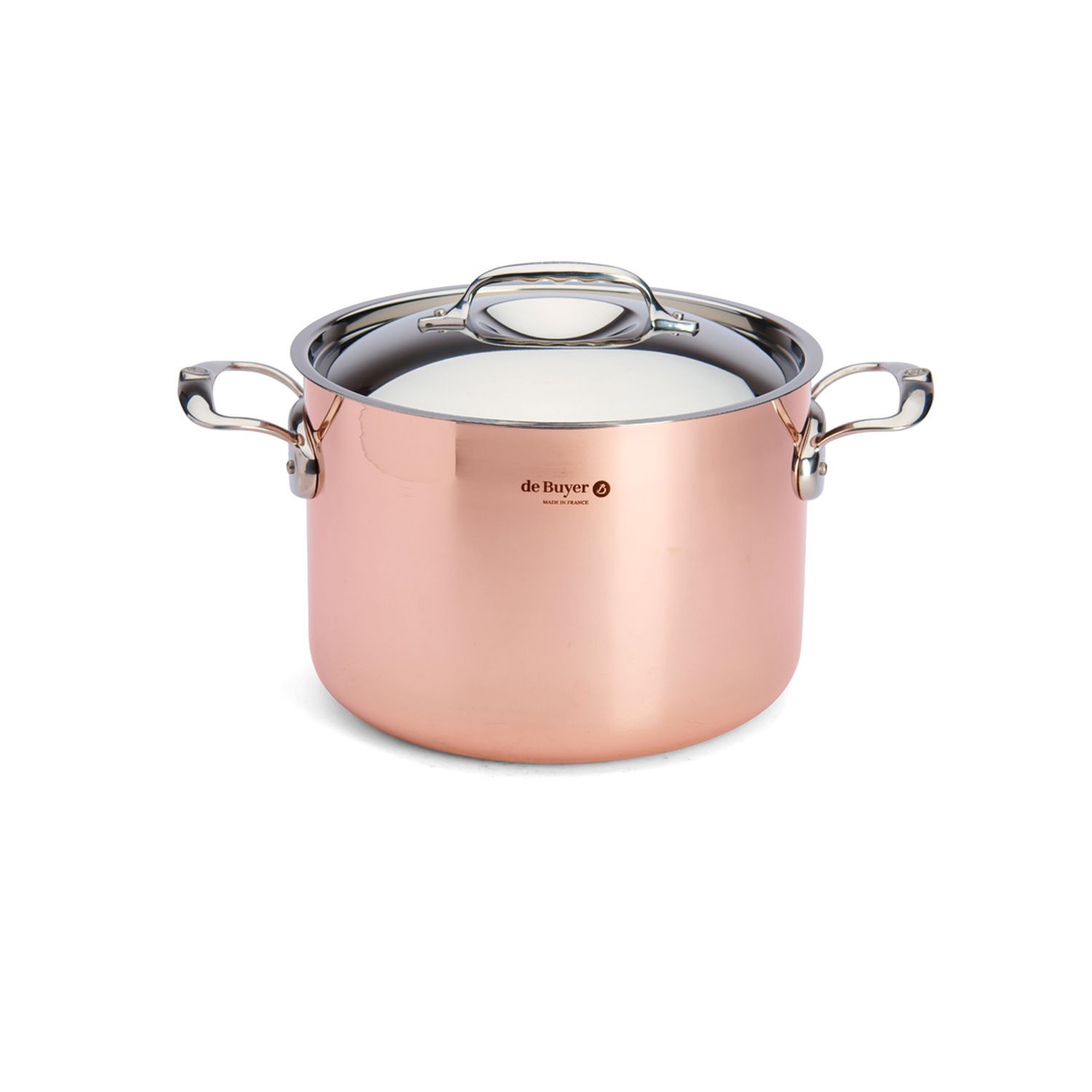 de Buyer Prima Matera Copper Conical Saute Pan