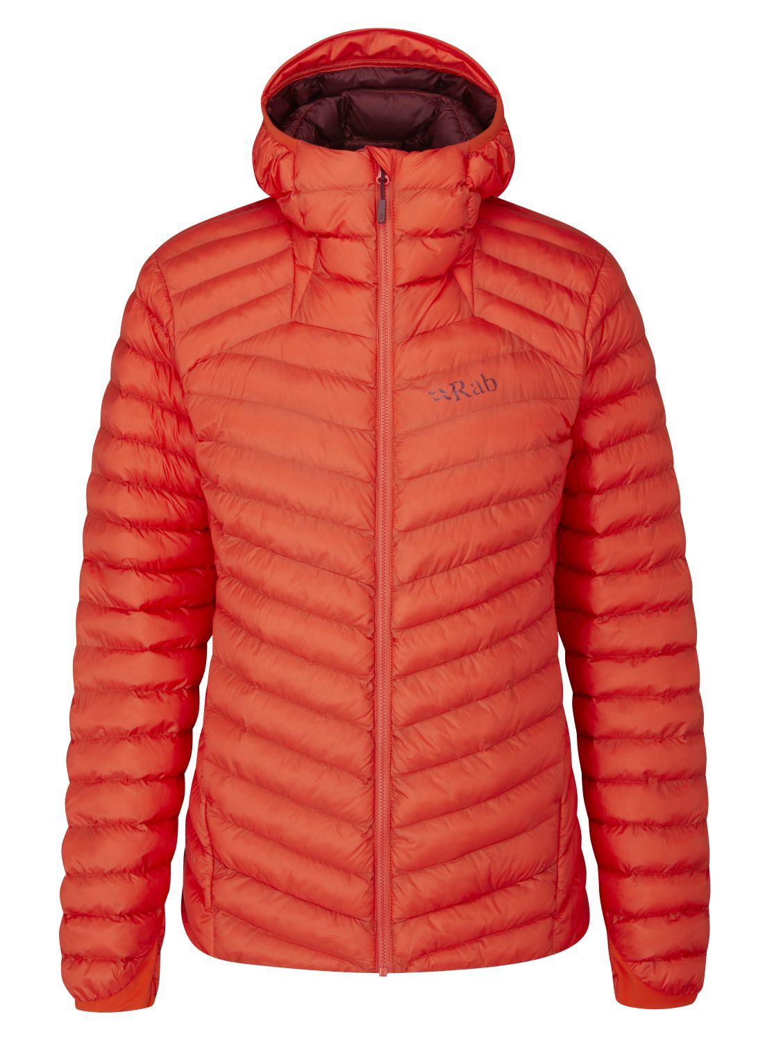 RAB Womens Cirrus Alpine Jacket Red Grapefruit